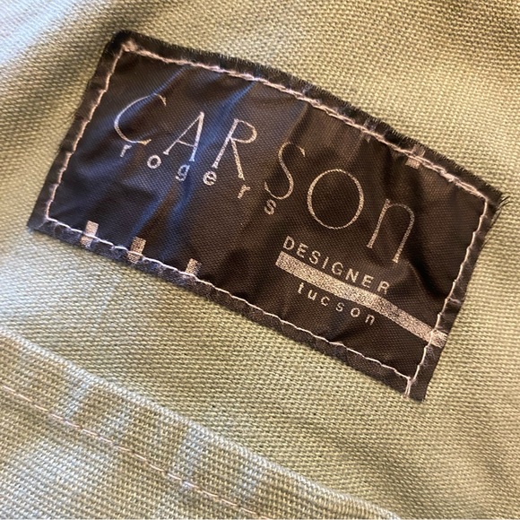 CARSON ROGERS CAROGI Fabric Bag 15”x14” Boho Crossbody Backpack Travel - Picture 7 of 10